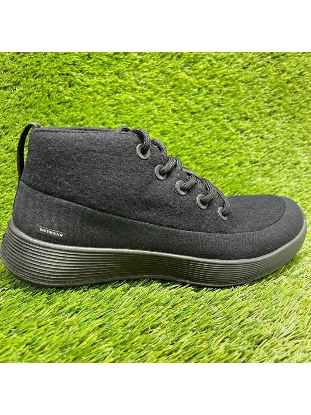 Allbirds Wool Runner NZ Mid Waterproof Womens 8.5 Black Athletic Shoes Sneakers